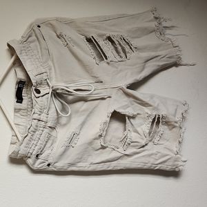 Distressed shorts